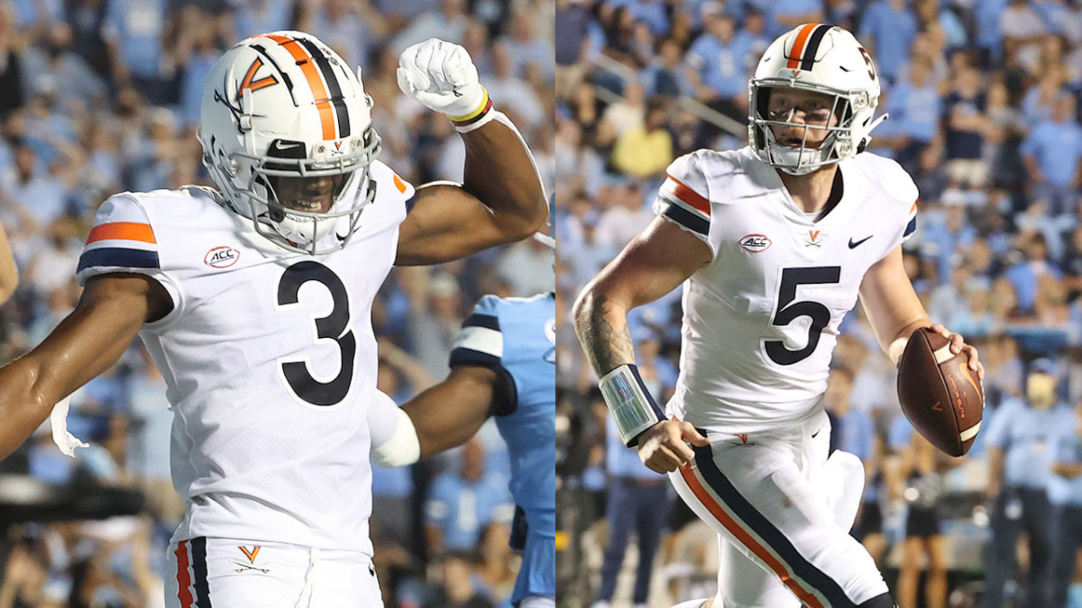 Dontayvion Wicks and Brennan Armstrong, Virginia Cavaliers football, Maxwell Award watch list